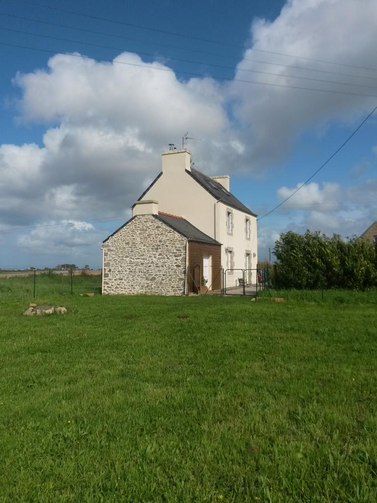 The guest house and the garden