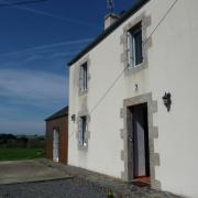 The guest house and the garden